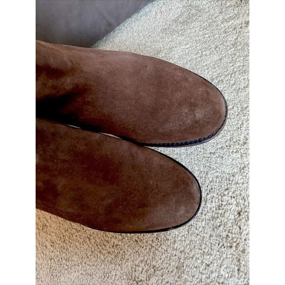 Polo Ralph Lauren Brown Suede Pull On Bryson Chls Boots Men's 10 D Retail $490